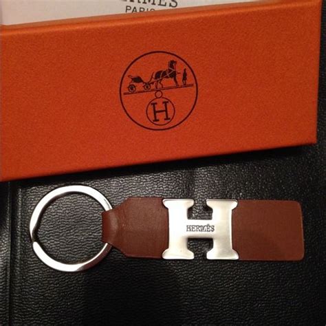 hermes leather keychain|folded key case hermes.